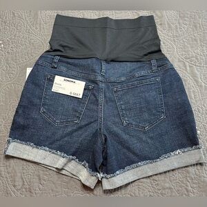 Sonoma Women’s Full Coverage Belly Panel Denim Shorts NWT Various Sizes